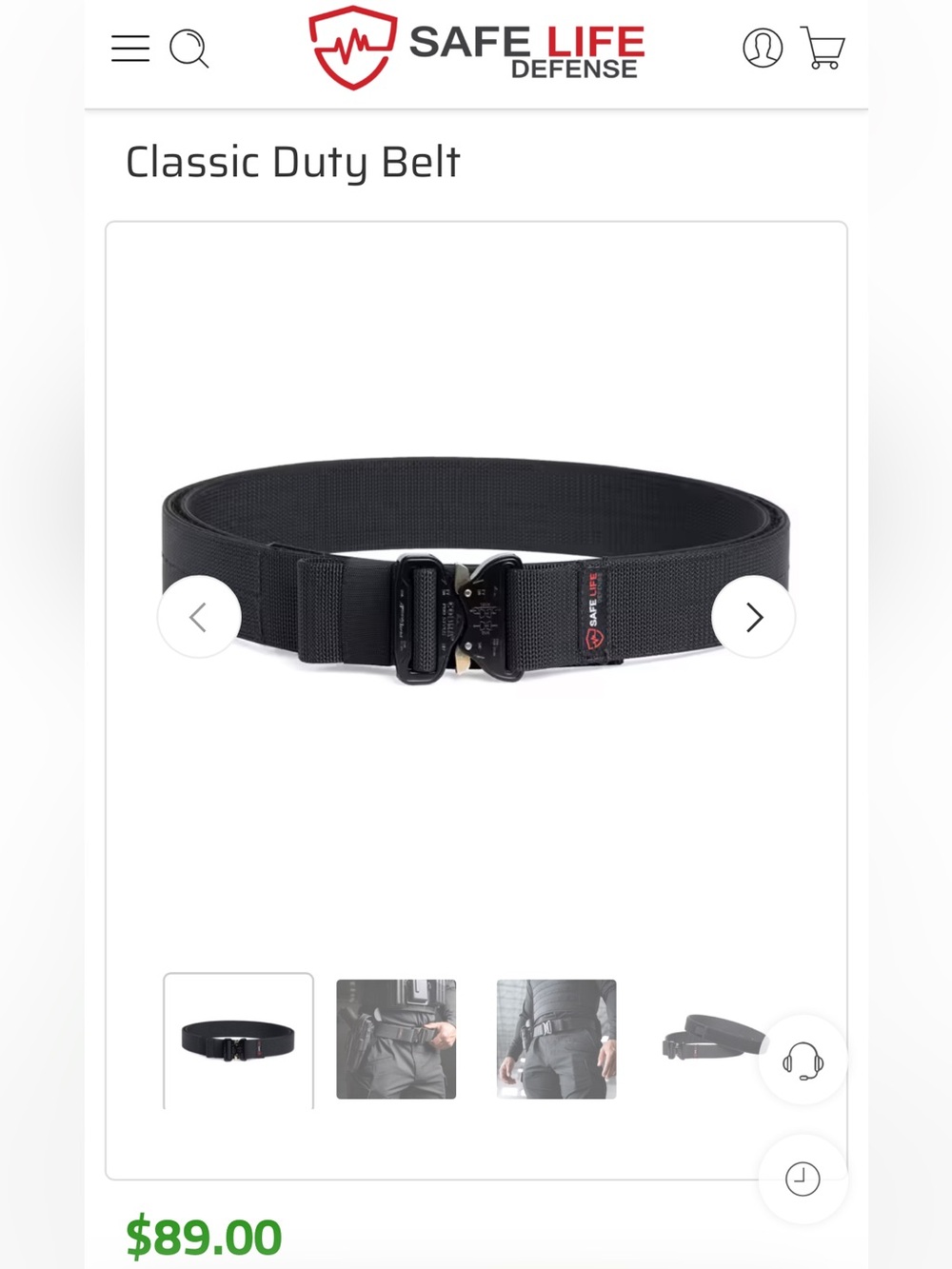 Safelite Duty Belt